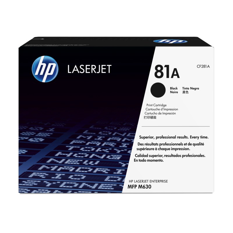 81A - Schwarz - Original - LaserJet - Tonerpatrone (CF281A)